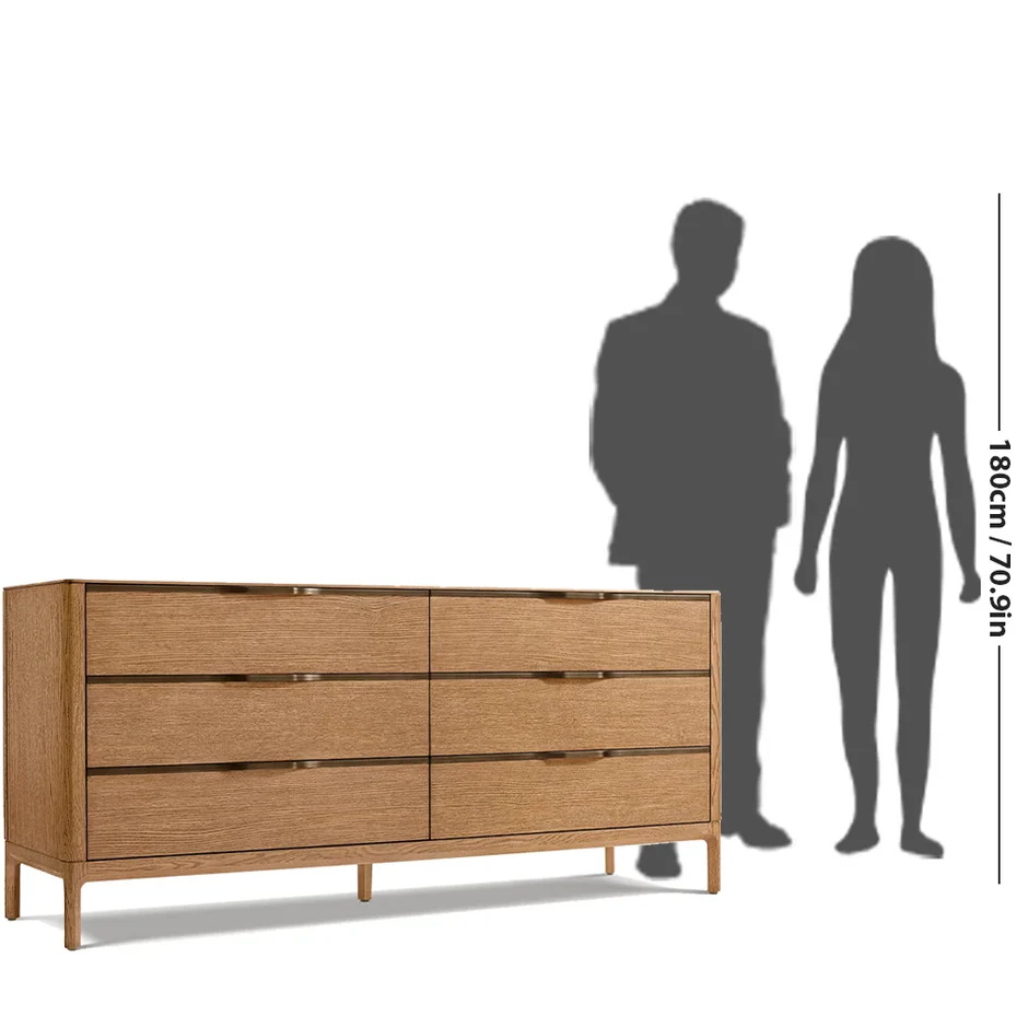 American style 6-Drawer Dresser size Amerikanischer Style 6-Drawer-Kommode Größe