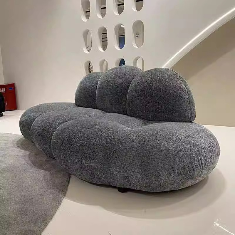 Wolkenförmiger Alpaka-Wollsofa