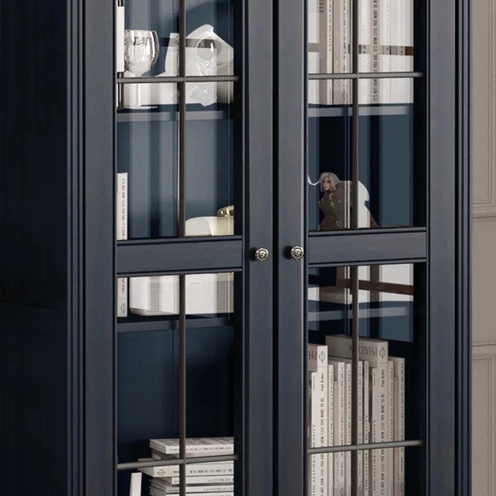 Bogen - geformtes Glas - Türbuchregal