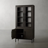 Elegante Silhouette-Vitrine