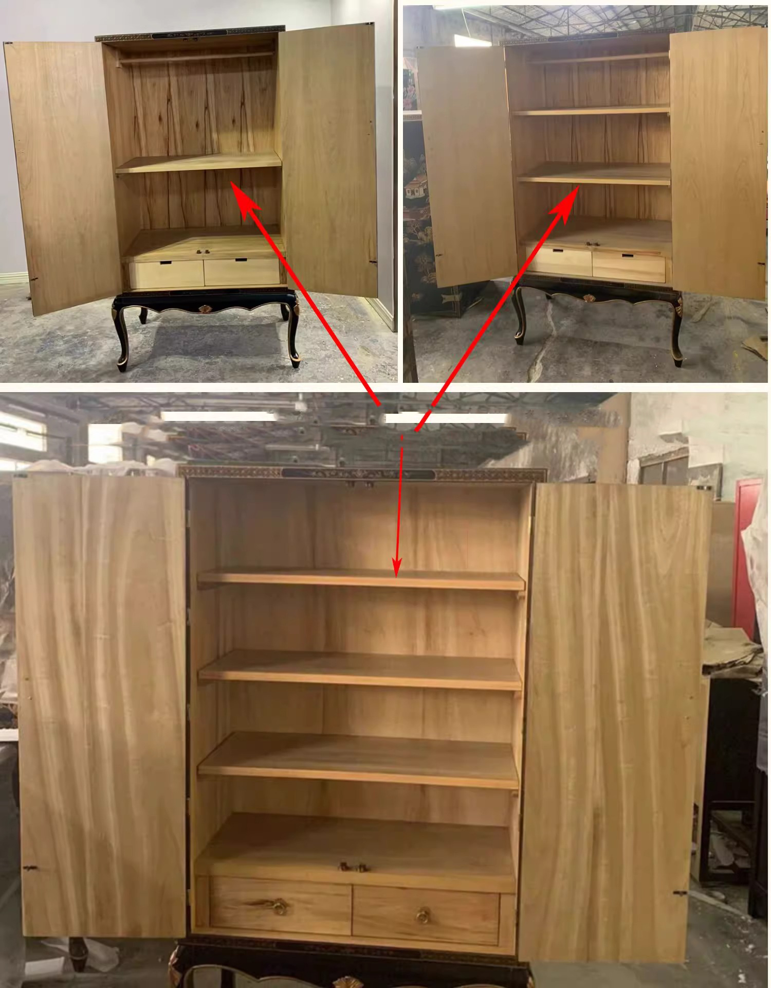 Neue klassische chinesische handbemalte Garderobe