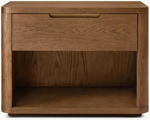 Massives Holz eröffnete den Nachttisch 