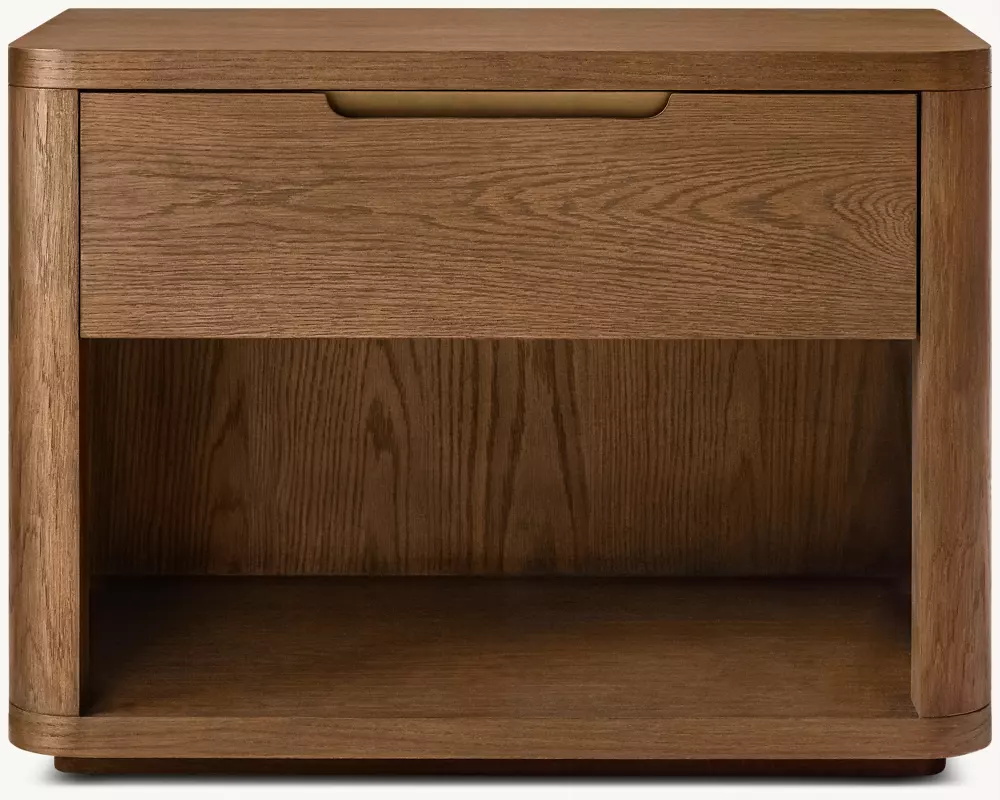 Massives Holz eröffnete den Nachttisch 