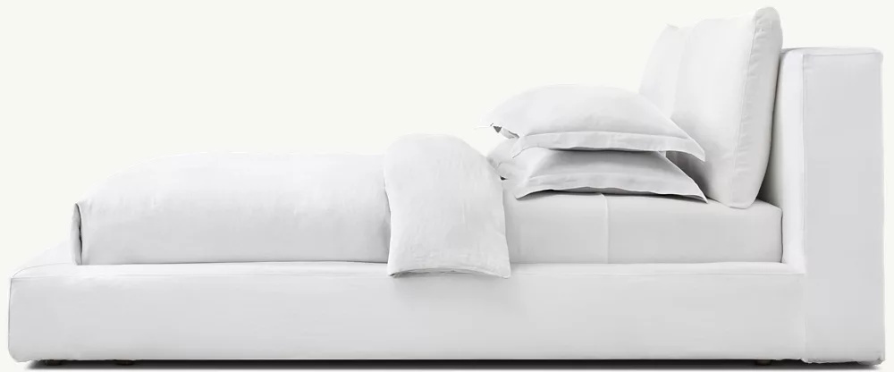 Cloud Slip Covered Platform Bett