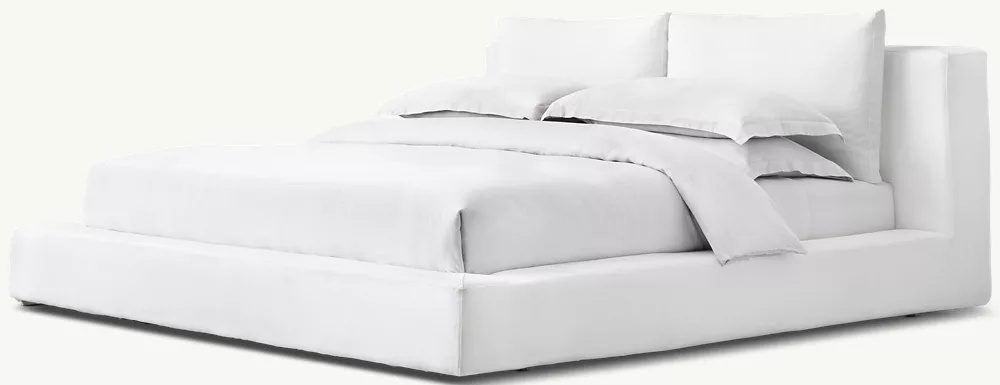 Cloud Slip Covered Platform Bett