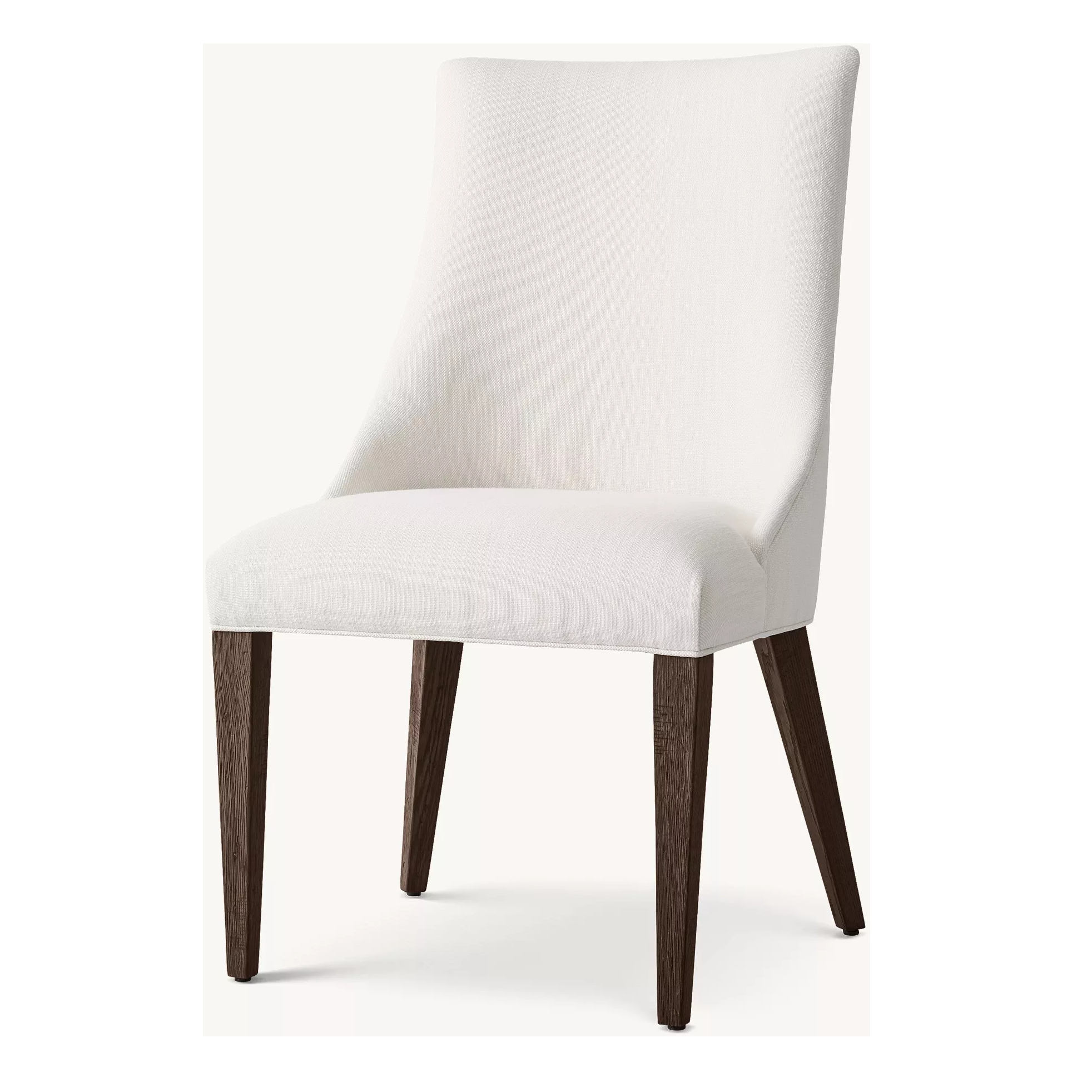 Moderne minimalistische weiße Eichenstühle