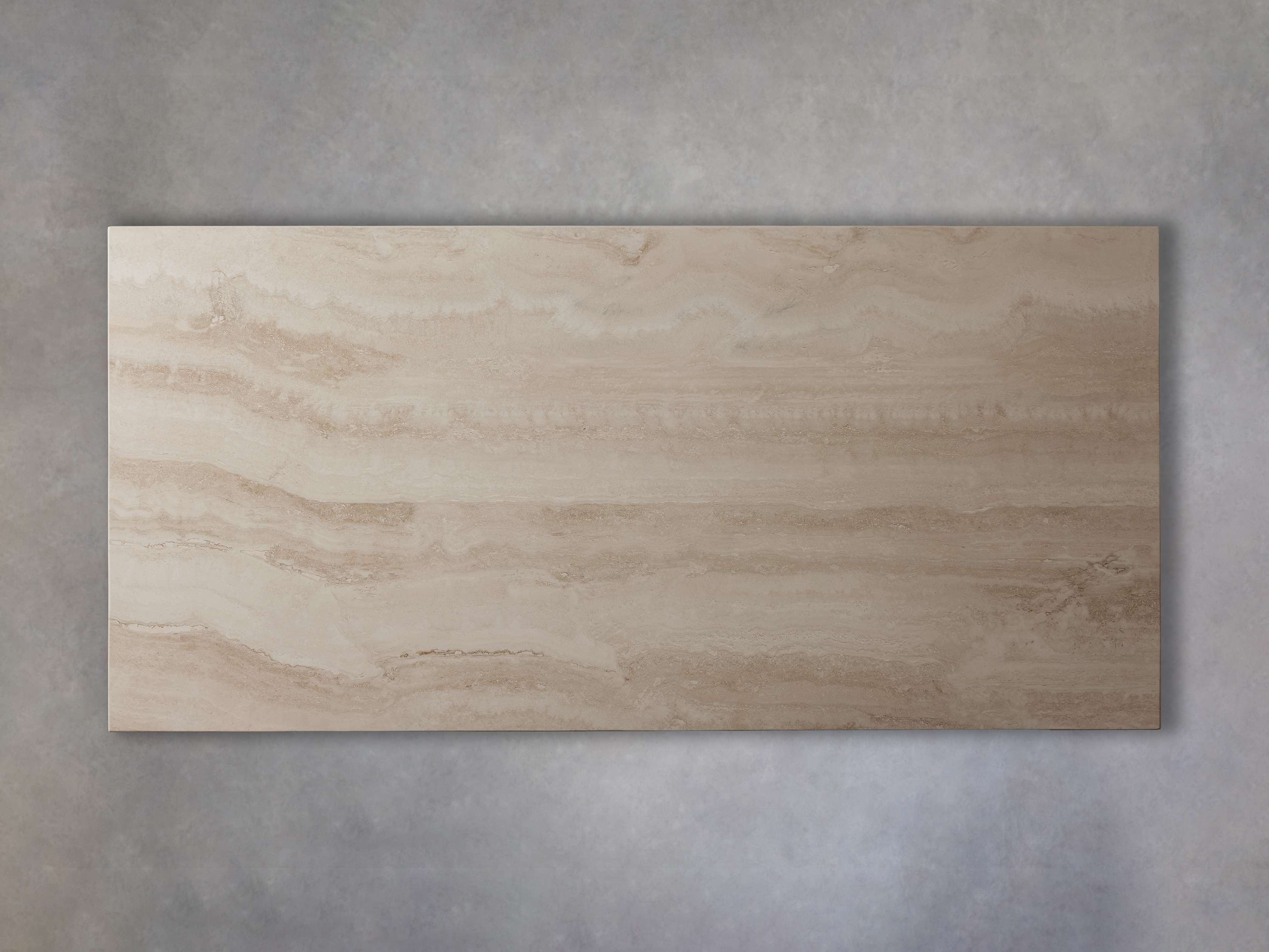 Funktionaler Finnley -rechteckiger Travertin -Tabelle