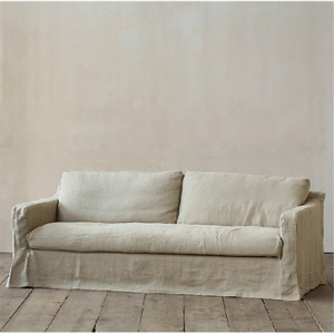 Abnehmbar und waschbarer Vintage -Stoffsofa