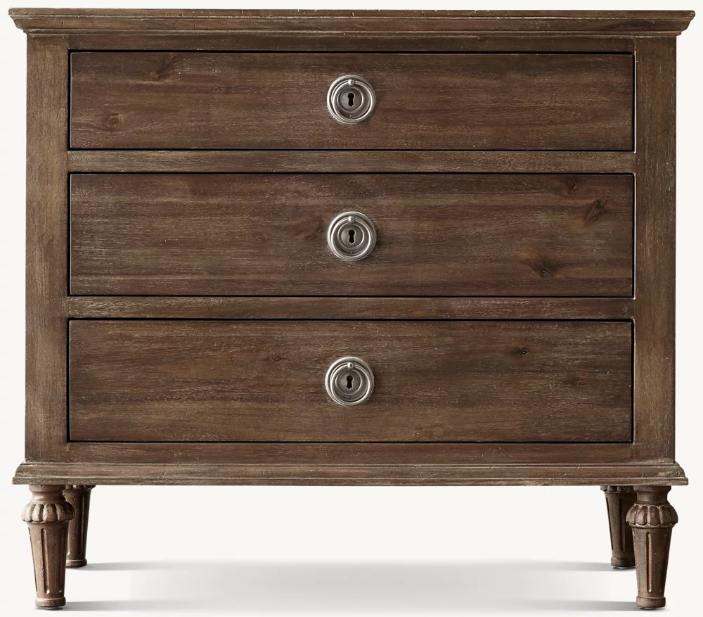 Rattan & Wood schloss den Nachttisch