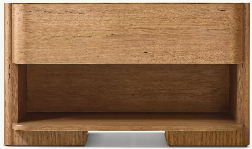 Püreholz -Nachttisch