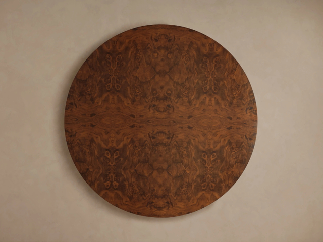 Runder Couchtisch aus Baumwurzelholz