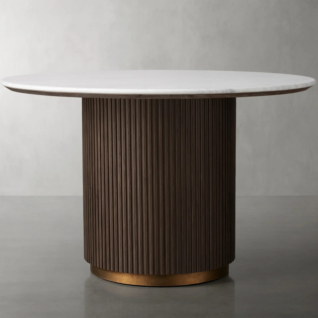 Eiche Marmor Esstisch