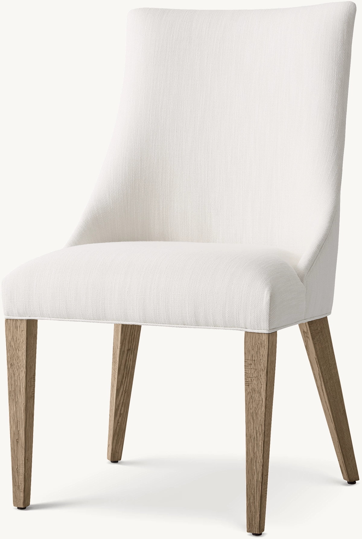 Moderne minimalistische weiße Eichenstühle