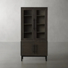Elegante Silhouette-Vitrine