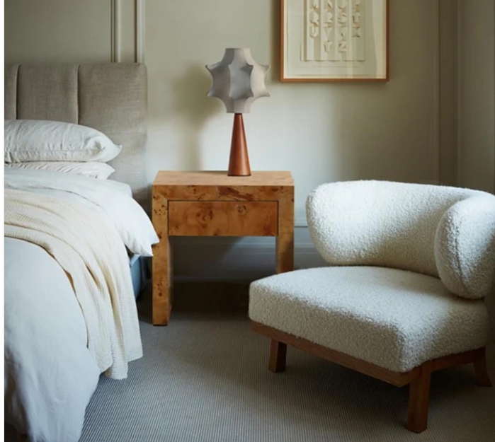 Wabi-Sabi-Stil Masster Holz Beistelltisch