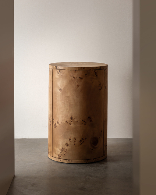 Vernier runder Beistelltisch Natural