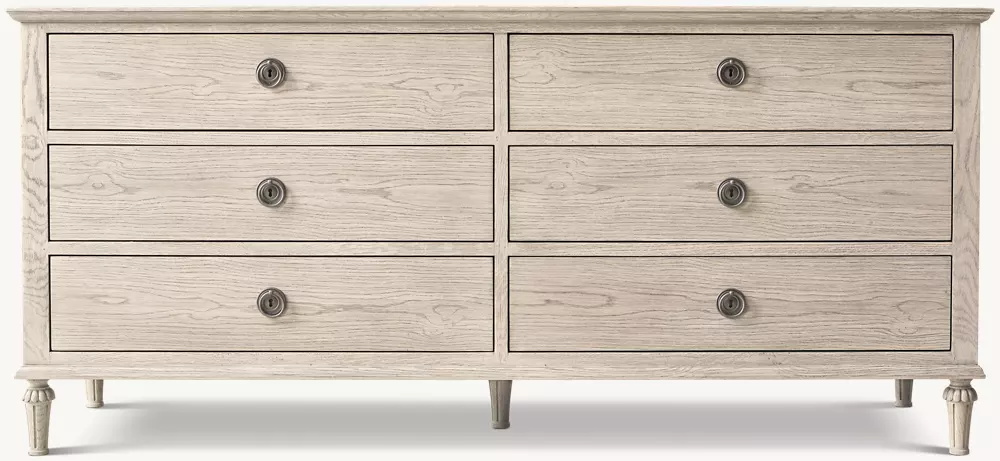 Eiche Sechs-Draw-Kabinett