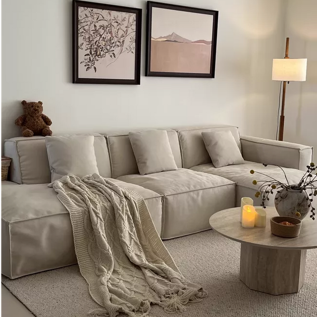 Französisches Winnie -Stoffsofa