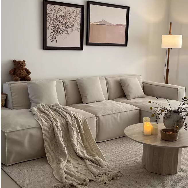 Französisches Winnie -Stoffsofa