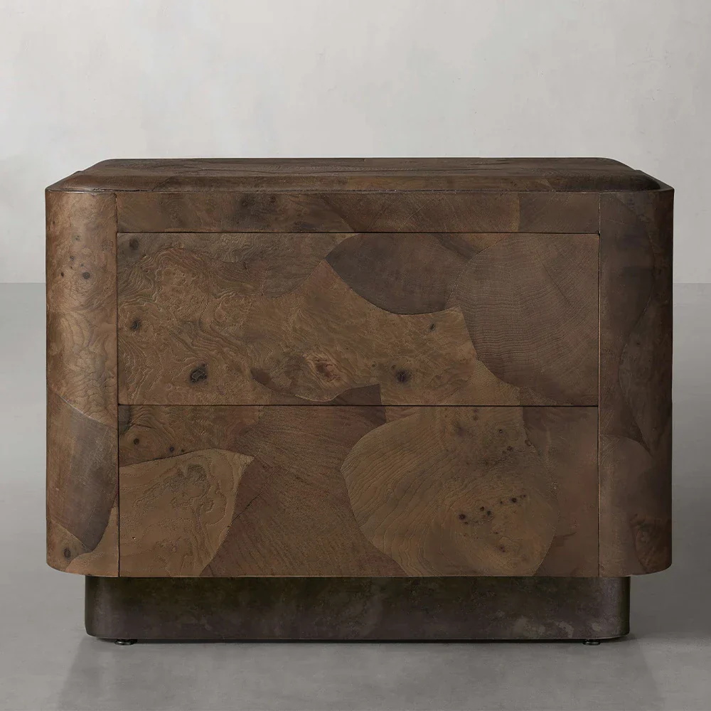 Braun - Getreide zwei - Schubladen Sideboard