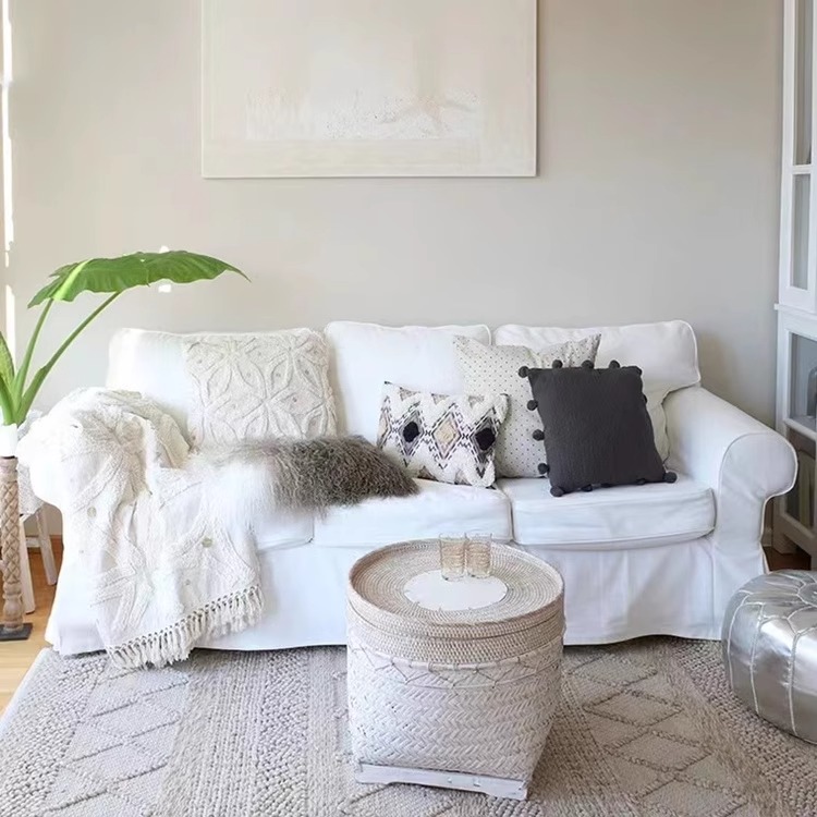 Abnehmbares und waschbares weißes Sofa