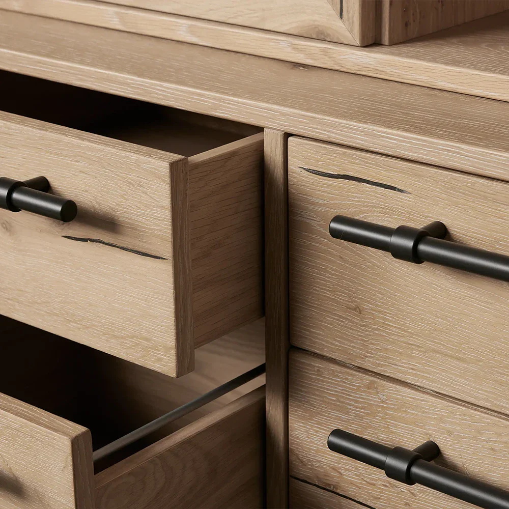 Industrial - Style Glass - Türspeicherschrank