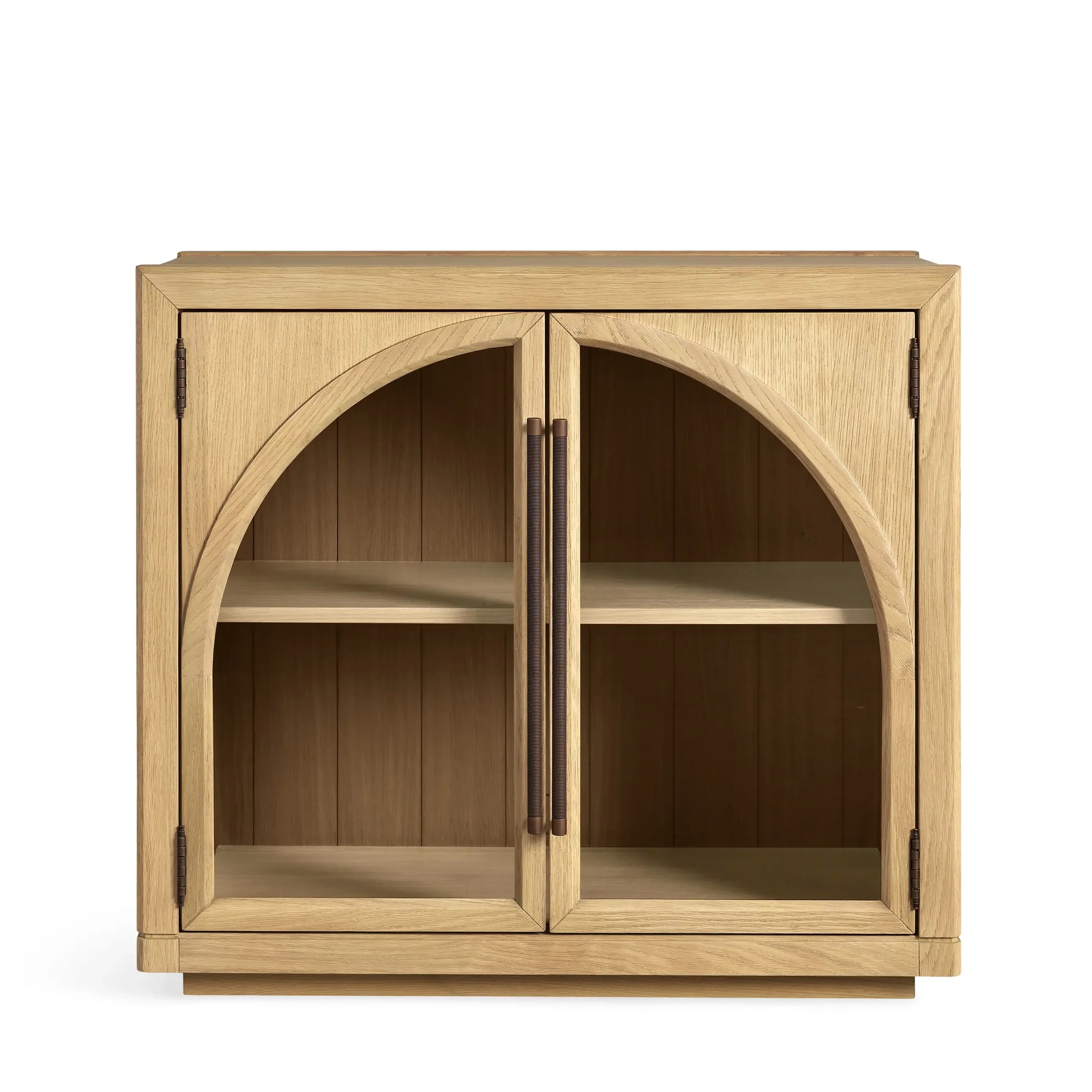 Niedrig - Profil schwarzes Glas - Frontschrank