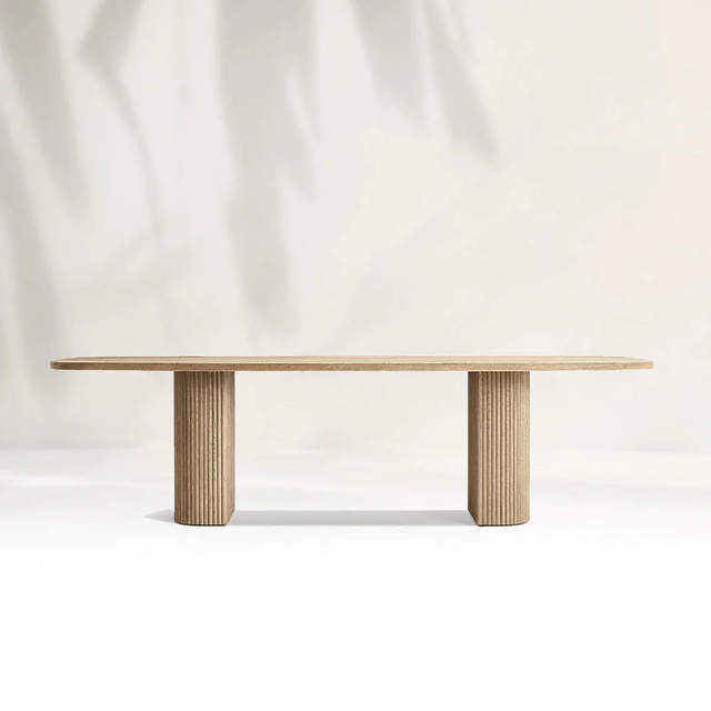 Finnley Rechteckiger Holz Esstisch