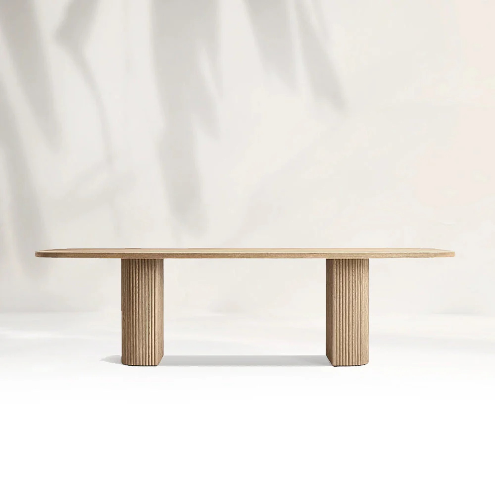 Finnley Rechteckiger Holz Esstisch