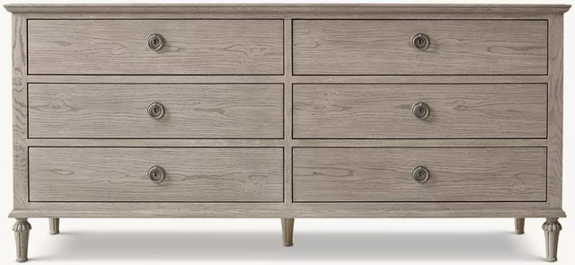 Eiche Sechs-Draw-Kabinett