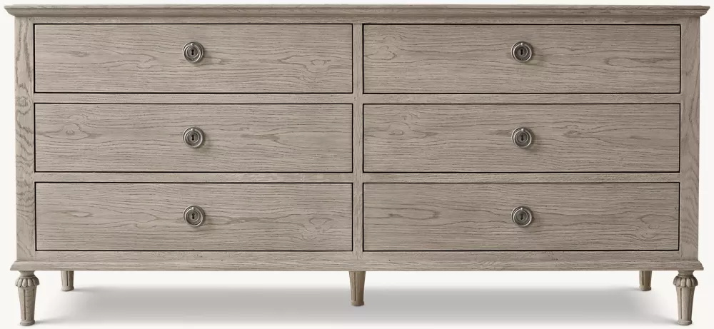 Eiche Sechs-Draw-Kabinett