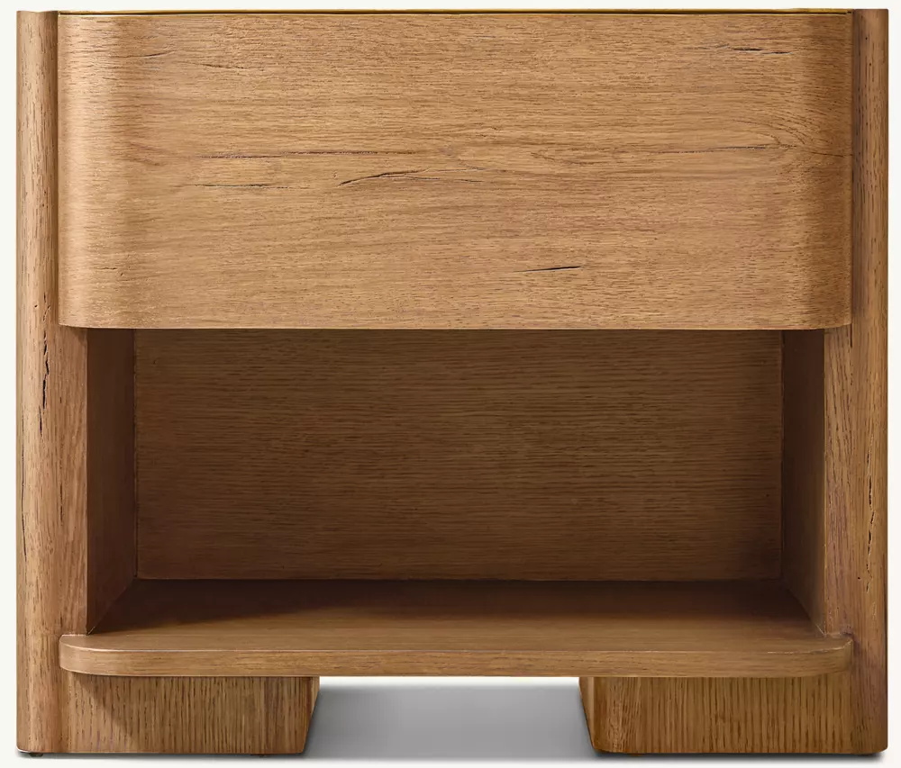 Püreholz -Nachttisch