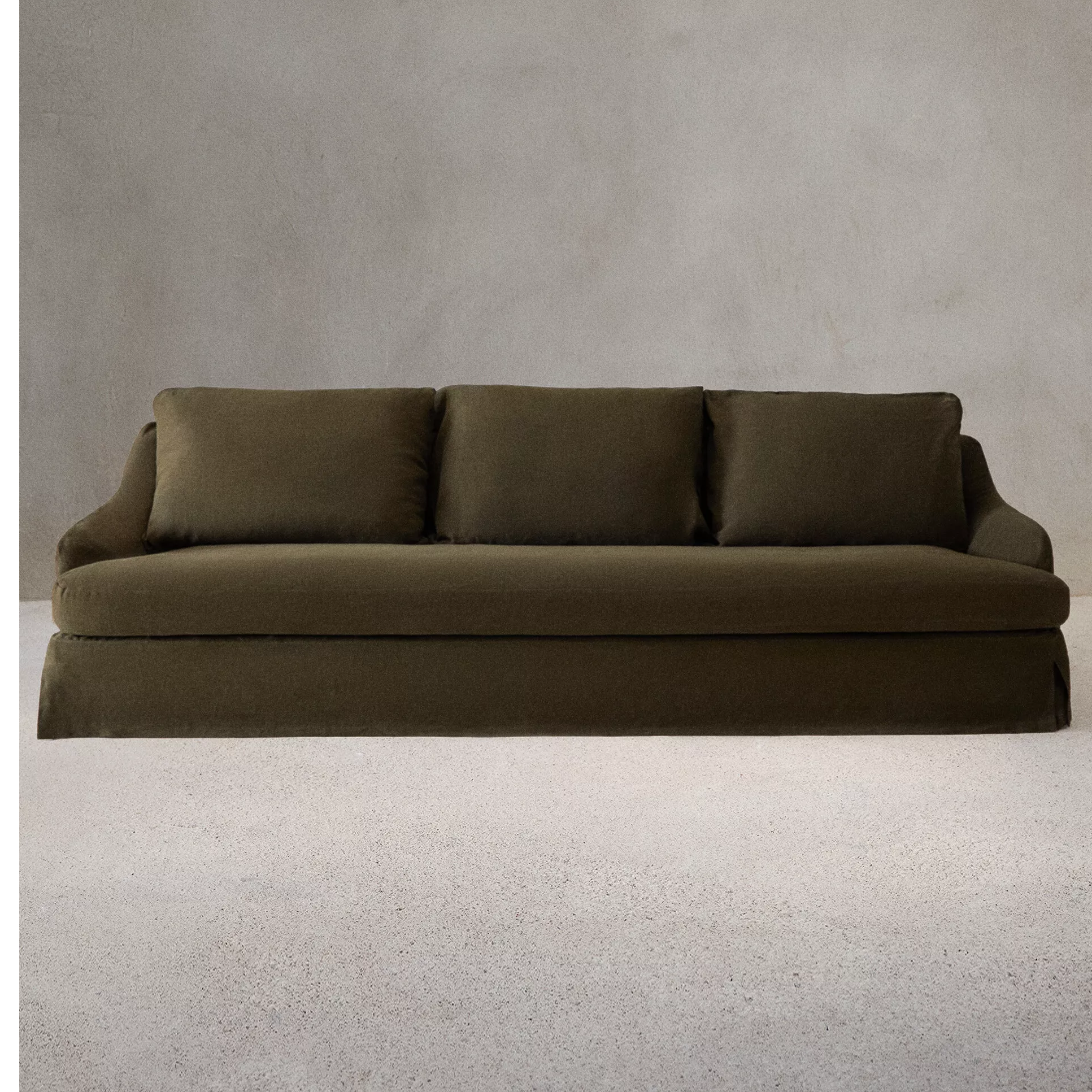 Zen-Style-Waschstoff-Stoffsofa