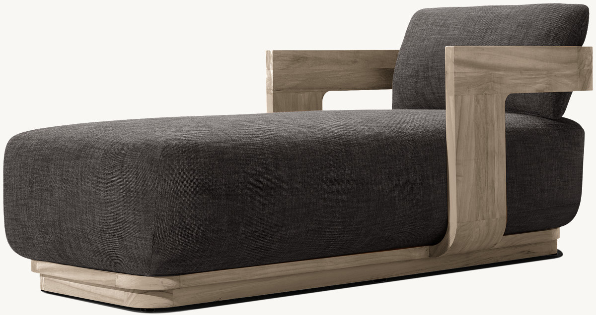 Freizeit-Loungesessel aus Teakholz für den Außenbereich