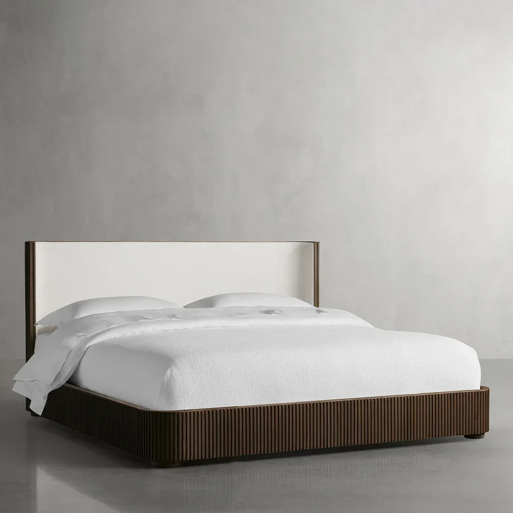 Schlafzimmer Massives Holz Doppelköniginbett -Anpassung