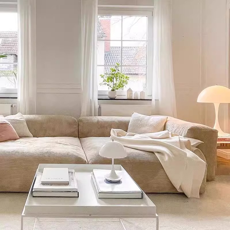 Ein leichtes Luxusfaulsofa