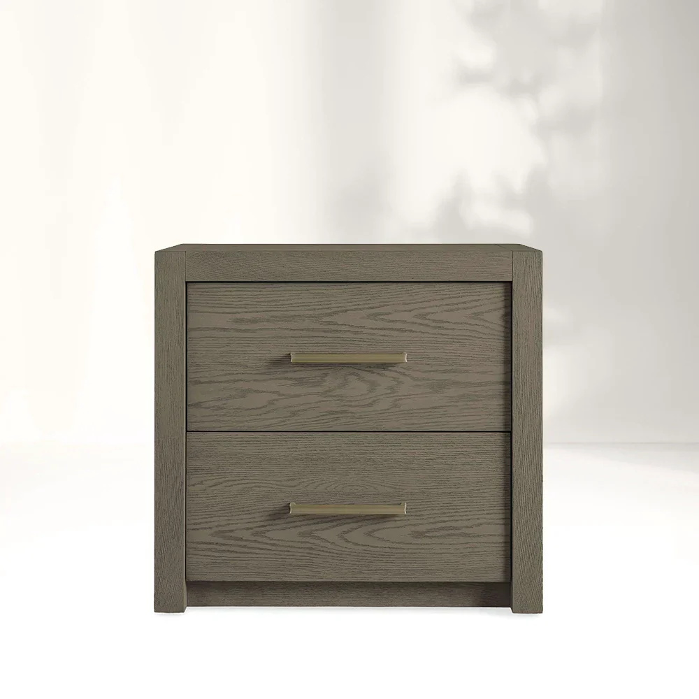 Minimalistische zwei - Schublade Nachttisch