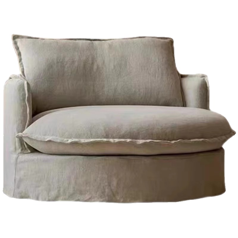 Abnehmbare und waschbare runde einzelne Sofa