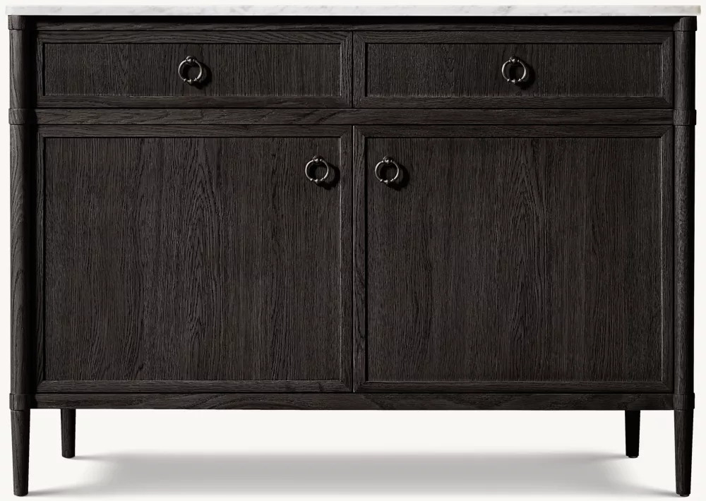 Sideboard aus schwarzer Eiche