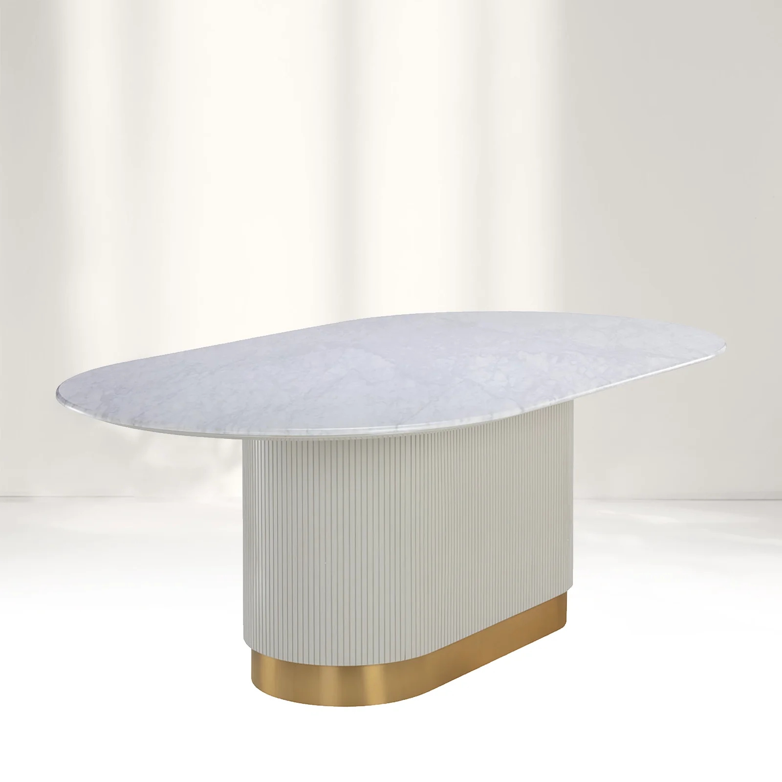 Finnley Sleekmarble Oval Tisch