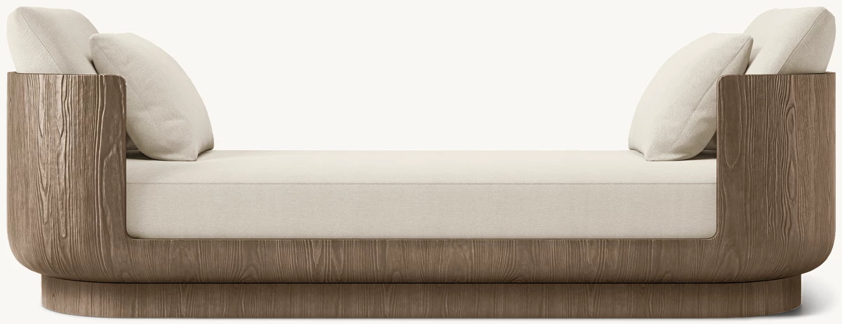 Stoff Doppelarm Daybett