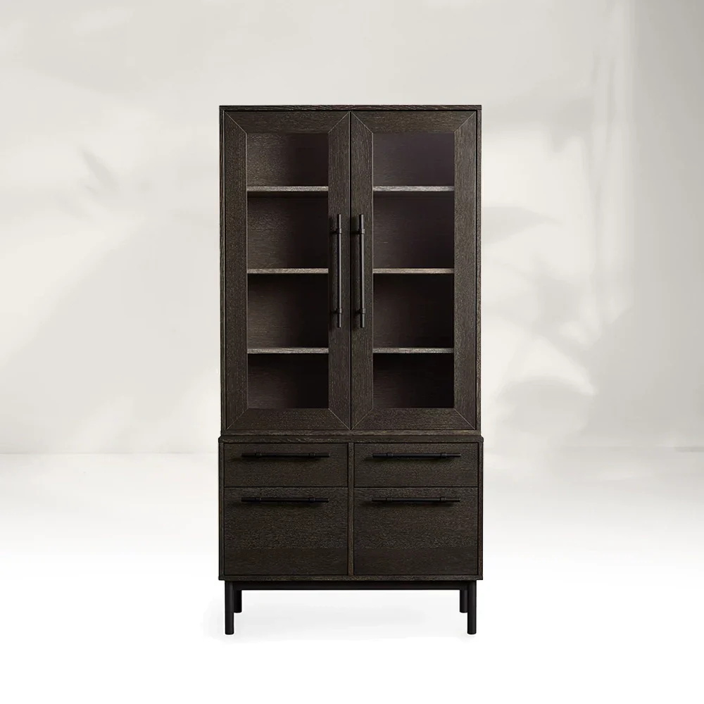 Industrial - Style Glass - Türspeicherschrank