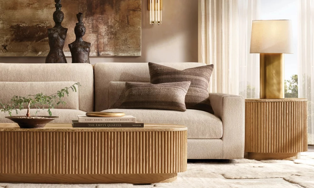 Quadratische Steintisch