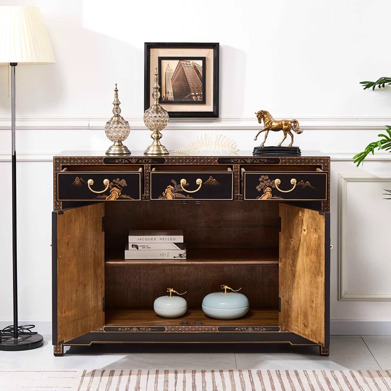 Neues klassisches handgemaltes Eingangsschrank im chinesischen Stil im chinesischen Stil