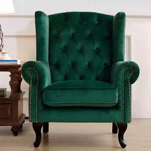 Stoff im American-Stil Single Sofa Stuhl