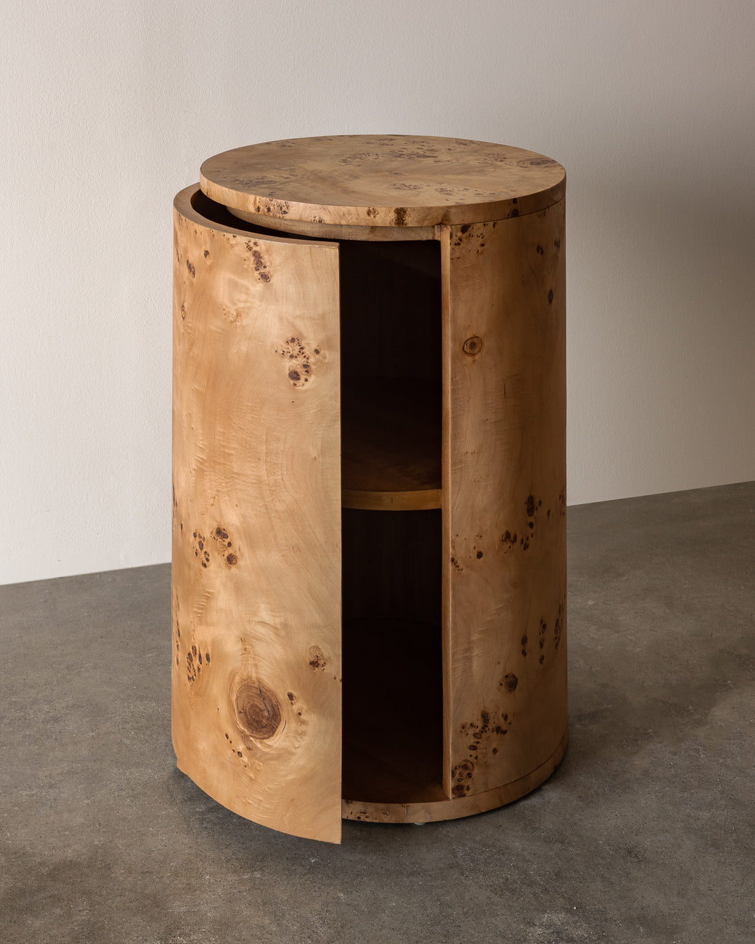 Vernier runder Beistelltisch Natural