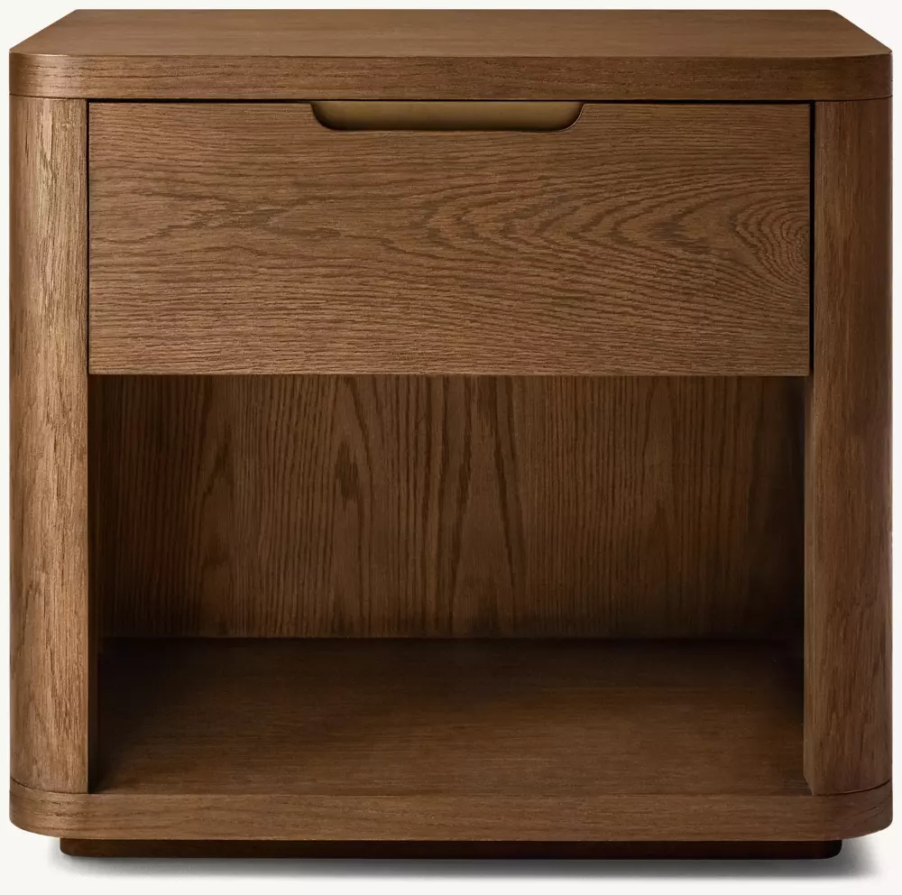 Massives Holz eröffnete den Nachttisch 