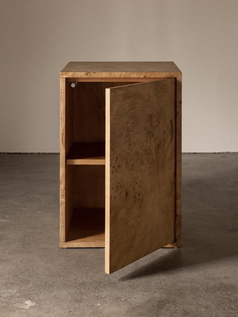 Natural Burl - gemusterter Stehschrank