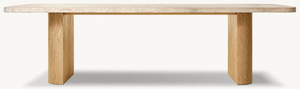 Eiche rechteckiger Esstisch