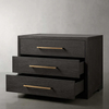  Drei - Schubladen Nachttisch 